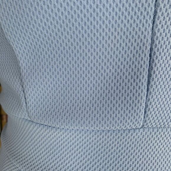 Vintage Windsor Mini Dress Strapless Light Blue Skater Sweetheart Neckline Large - Picture 8 of 10